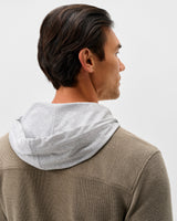 Jersey Hooded Shacket - Tan