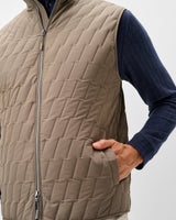Belfry Quilted Puffer Vest - Khaki