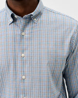 Everyday Performance Button Down Shirt - Brunswick Pane - Helios Blue