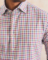 Top Shelf Cotton Button Down Shirt - Merced Check - Ripple