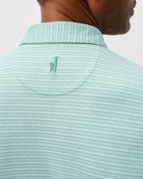 Performance Featherweight Long Sleeve Polo - Track Stripe - Sublime