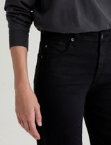 AG Jeans Saige Wide Leg Crop - Super Black