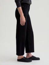 AG Jeans Saige Wide Leg Crop - Super Black