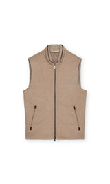 Cashmere Vest - Camel