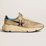 Running Sole Nylon Trainer - Oak Hall