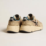 Running Sole Nylon Trainer - Oak Hall