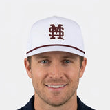 Hovi Dry Goods Mississippi State Performance Rope Hat - White