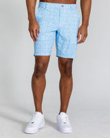 Printed Hanover Pull-On Short Galem 7.5" Short - Oak Hall