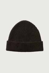 Johnston's Of Elgin Ribbed Cashmere Beanie - Iron