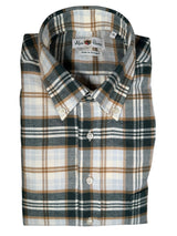 Mirfield Flannel Sport Shirt - Green Flannel