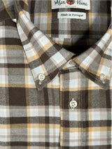 Mirfield Flannel Sport Shirt - Brown Flannel