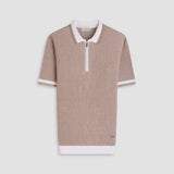S/S 1/4 Zip Polo Sweater - Oak Hall
