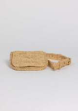 Straw Belt Bag - Oak Hall