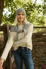 Hat Attack Cashmere Scarf - Grey