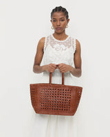 Klara Woven Tote - Oak Hall