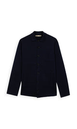 Milano Stitch Overshirt - Navy