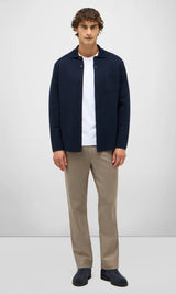 Milano Stitch Overshirt - Navy