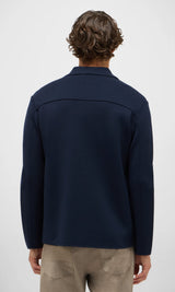 Milano Stitch Overshirt - Navy
