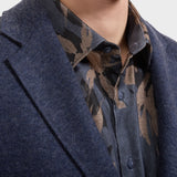 Wool Blend Blazer Jacket