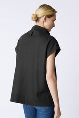 Kal Rieman Gail Funnel Neck Pullover - Black