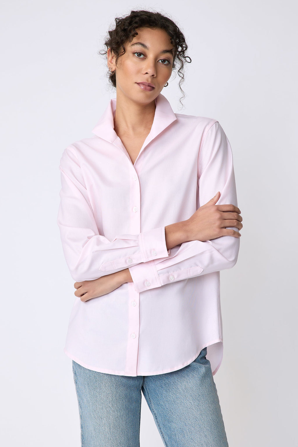 box pleat dress shirt BOX PLEAT SHIRT Wood & Rose