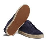 Suede Triple Stitch Espadrille - Oak Hall