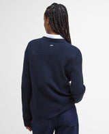 Woodhouse Wool-Cashmere Crew Neck Jumper - Navy