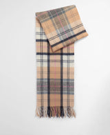 Barbour Serena Tartan Scarf - Dress/Hessian