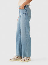 Le Slim Palazzo Raw Fray - Dovetail