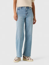 Le Slim Palazzo Raw Fray - Dovetail