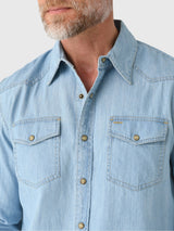 Criquet Western Denim Shirt - Light Wash