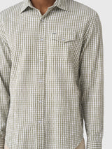 Criquet Seersucker Performance Pearl Snap - Gingham Seersucker - Olive