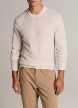 Merino Mesh Long Sleeve Crew - Oak Hall