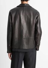 Leather Zip Up Jacket
