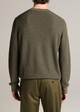 Geo Jacquard Long Sleeve Crew