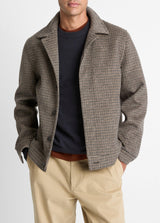 Houndstooth Bomber Jacket