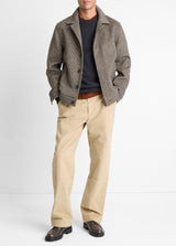 Houndstooth Bomber Jacket