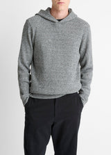 Brushed Waffle Long Sleeve P/O Hoodie - Oak Hall