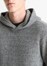 Brushed Waffle Long Sleeve P/O Hoodie - Oak Hall