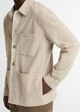 Suede Utility Jacket