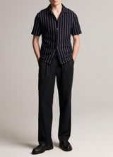 Striped Terry Short Sleeve Cabana