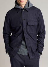 Twill Tailored Shirt Jacket