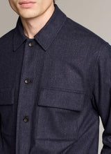 Twill Tailored Shirt Jacket