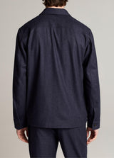 Twill Tailored Shirt Jacket