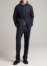 Twill Tailored Shirt Jacket