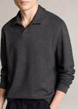 Blurred Birdseye Long Sleeve Johnny