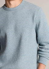 Brushed Waffle Long Sleeve Crew - Oak Hall