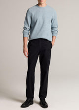 Brushed Waffle Long Sleeve Crew - Oak Hall