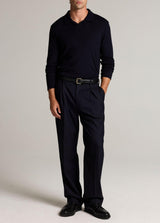 Wool Interlock Long Sleeve Johnny Polo