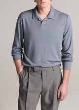 Wool Interlock Long Sleeve Johnny Polo